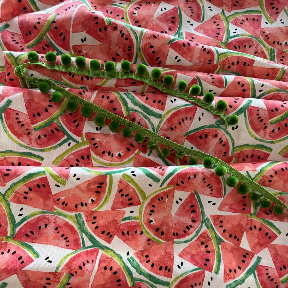 Indoor/Outdoor Watermelon Fabric (4.44 yds x 56”) with Trim & Upholstery Thread - Picture 7 of 17